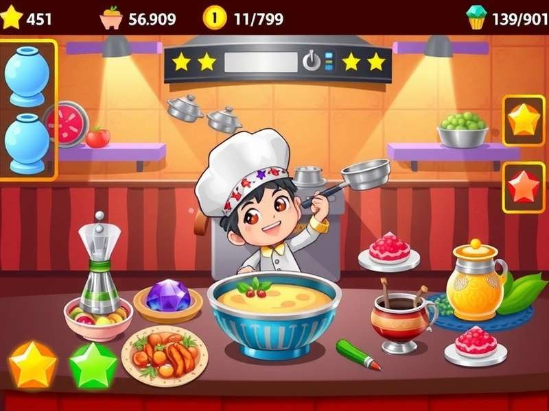 Cooking Fever unlimited gems cheat screenshot