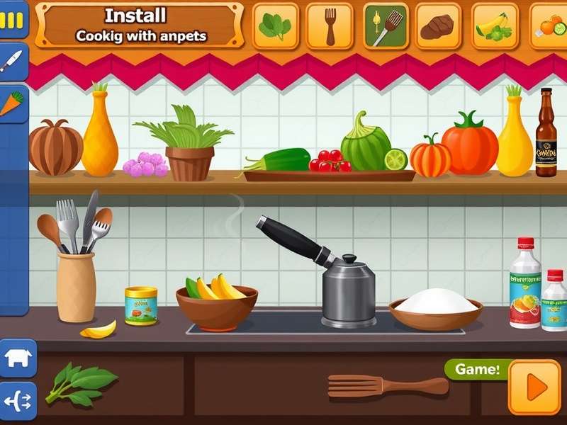 Cooking Fever Game Install Screenshot