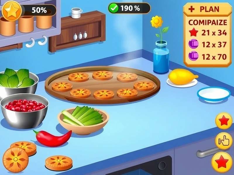 Cooking Fever Unblocked Gameplay Screenshot