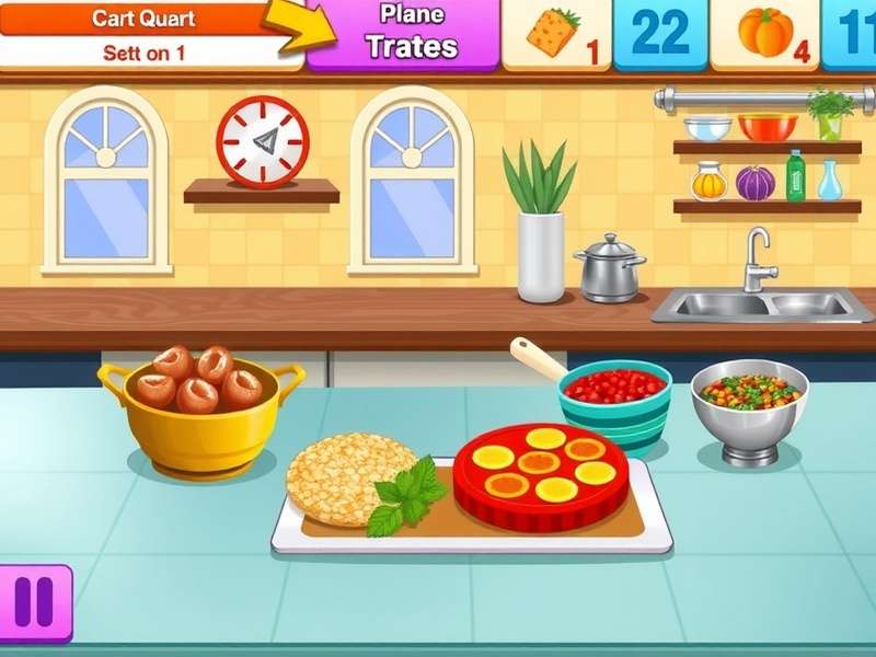Cooking Fever Facebook Gameplay Screenshot