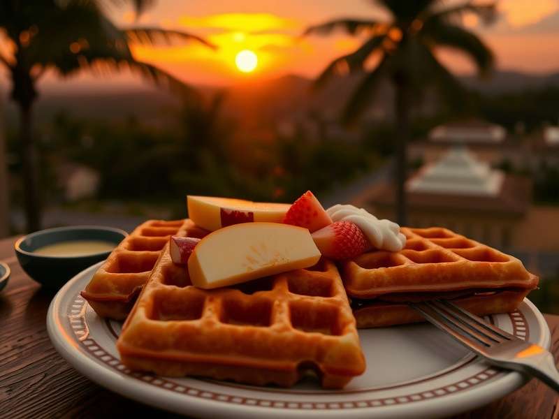 Cooking Fever Sunset Waffles गेमप्ले स्क्रीनशॉट