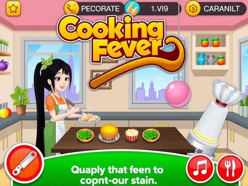 Cooking Fever Mod APK iOS गेमप्ले स्क्रीनशॉट