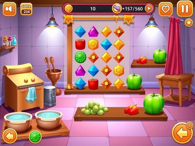 Cooking Fever गेम में मुफ्त जेम्स का संग्रह