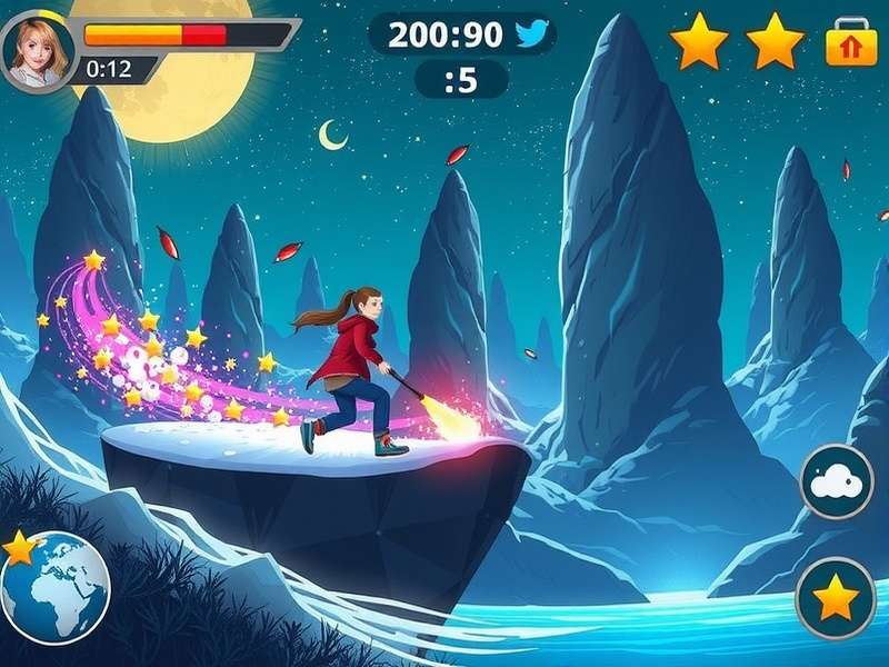 A vibrant in-game screenshot of Cooking Fever showing a busy kitchen with multiple dishes being prepared