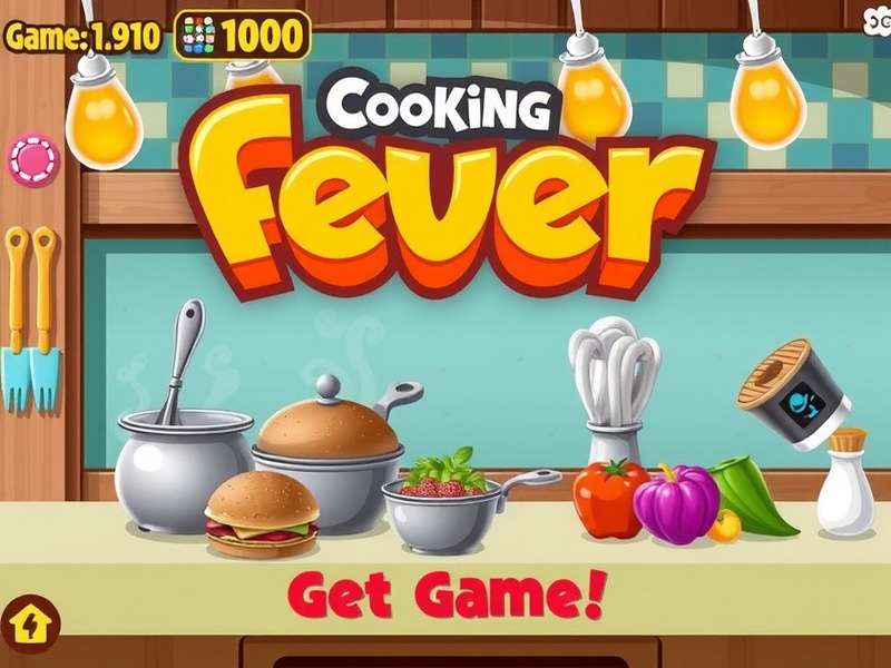 Cooking Fever game showing error message on a smartphone screen