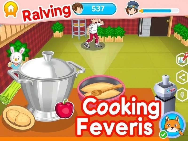 Cooking Fever Mod APK Latest Version Interface Showcasing Unlimited Resources