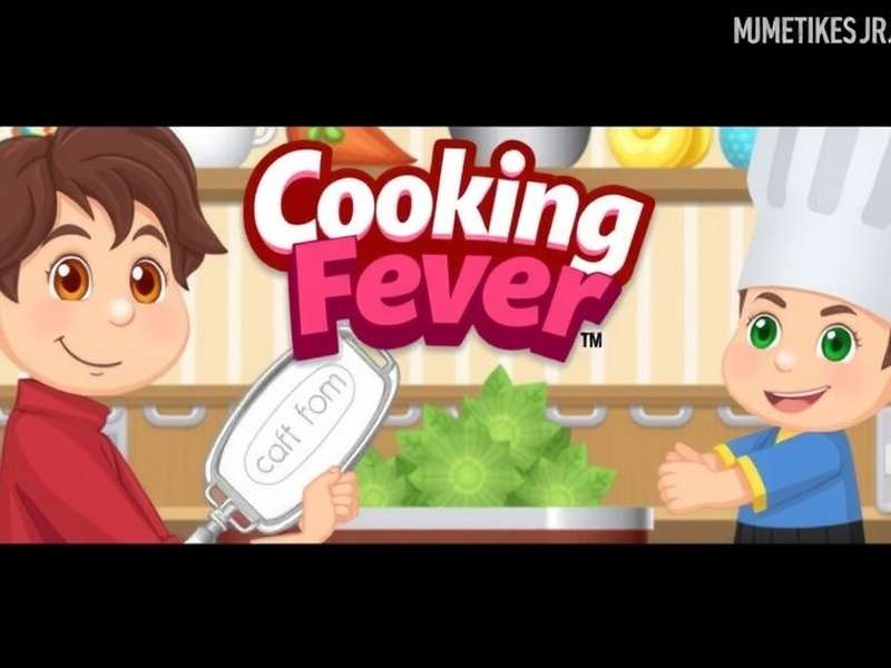 Cooking Fever gameplay screenshot showing burger preparation
