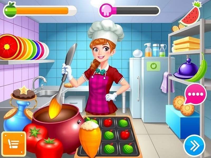 Delicious virtual food from Cooking Fever game