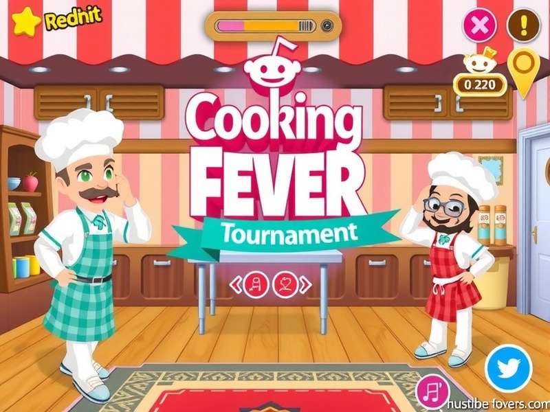 Cooking Fever Tournament Reddit community discussion and gameplay on multiple devices