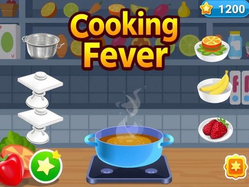 Cooking Fever 2025 Free Food Challenge gameplay screenshot