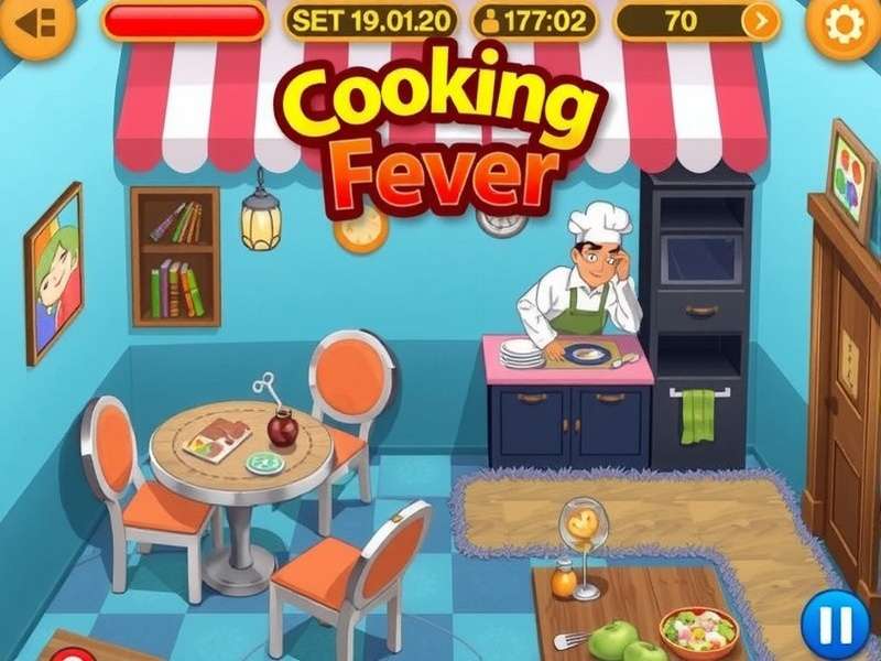 Cooking Fever Gourmet Restaurant Interior