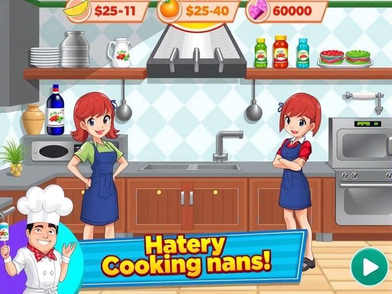 Cooking Fever PC Cheats Interface showing unlimited coins and gems