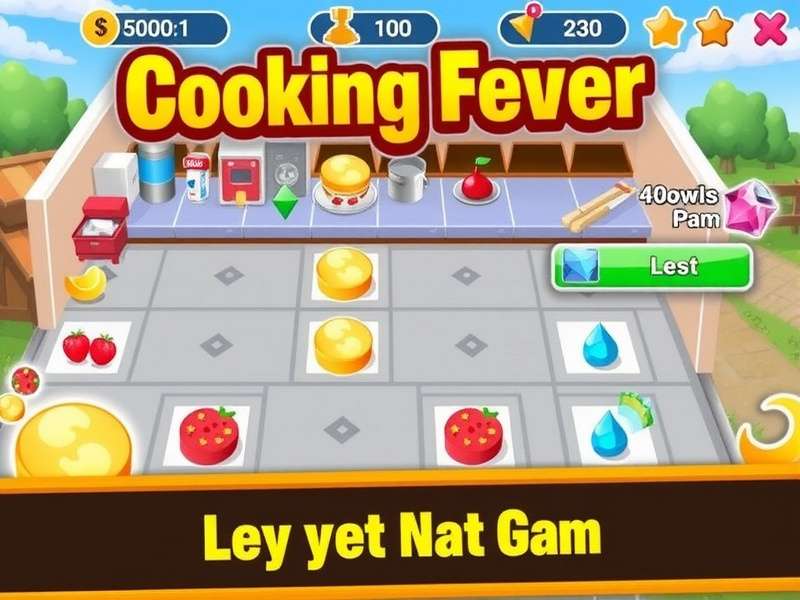 Cooking Fever Gameplay on Mobile Device
