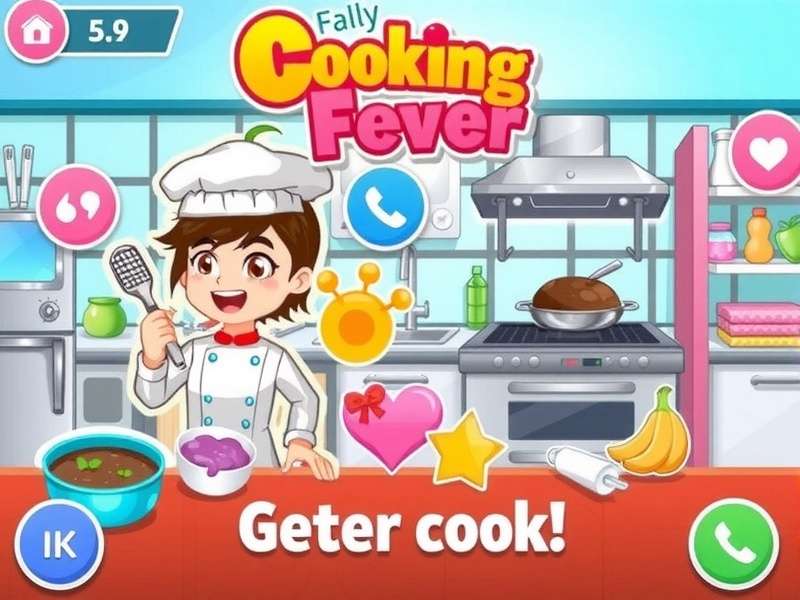 Cooking Fever Apk gameplay on mobile device