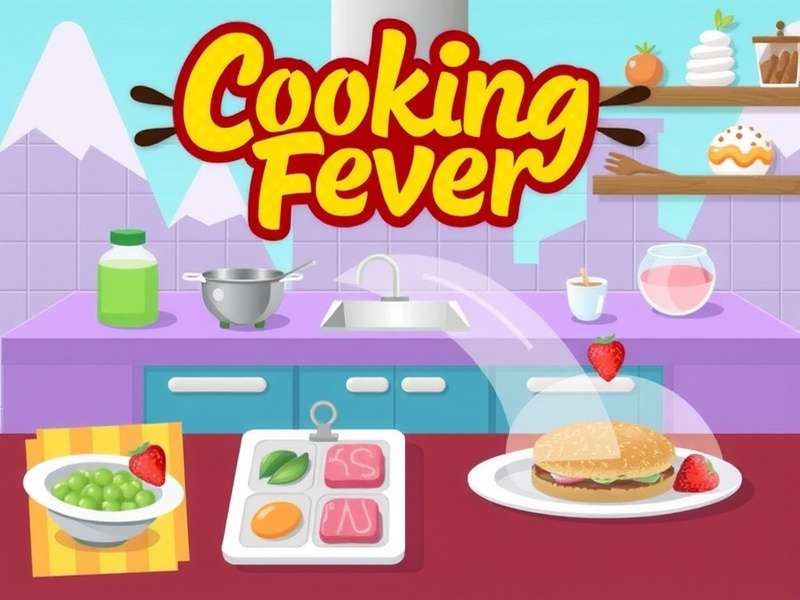 Cooking Fever gameplay on mobile phone