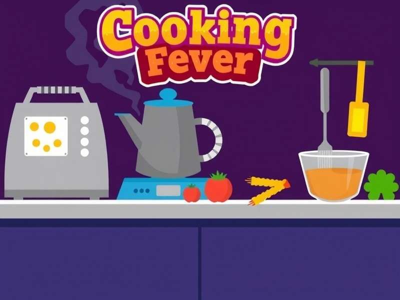 Cooking Fever Gameplay on Computer Screen
