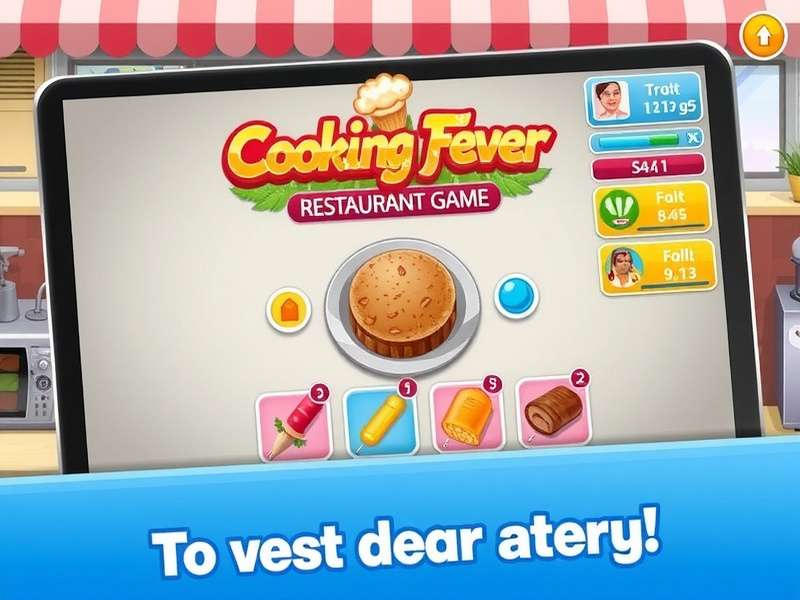 Cooking Fever gameplay screenshot showing multiple restaurant kitchens