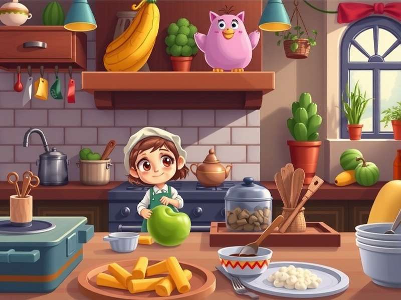Cooking Fever Vilnius Manor gameplay screenshot showing restaurant scene