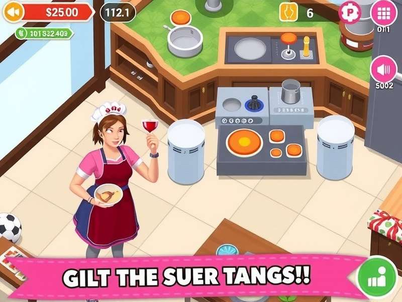 Cooking Fever Mod Apk Screenshot showing unlimited gems and money
