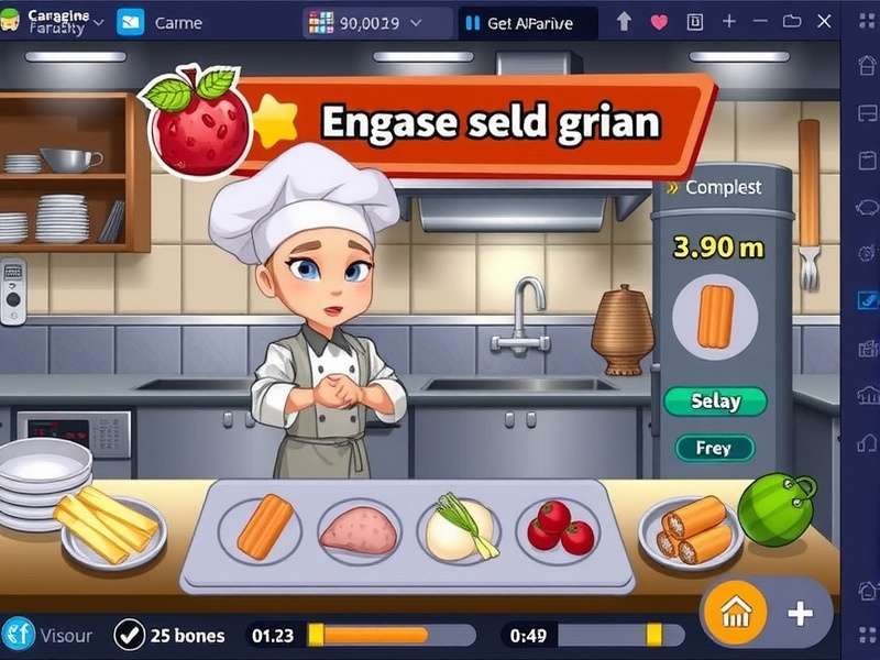 Cheat Engine software interface scanning Cooking Fever game process on Windows PC