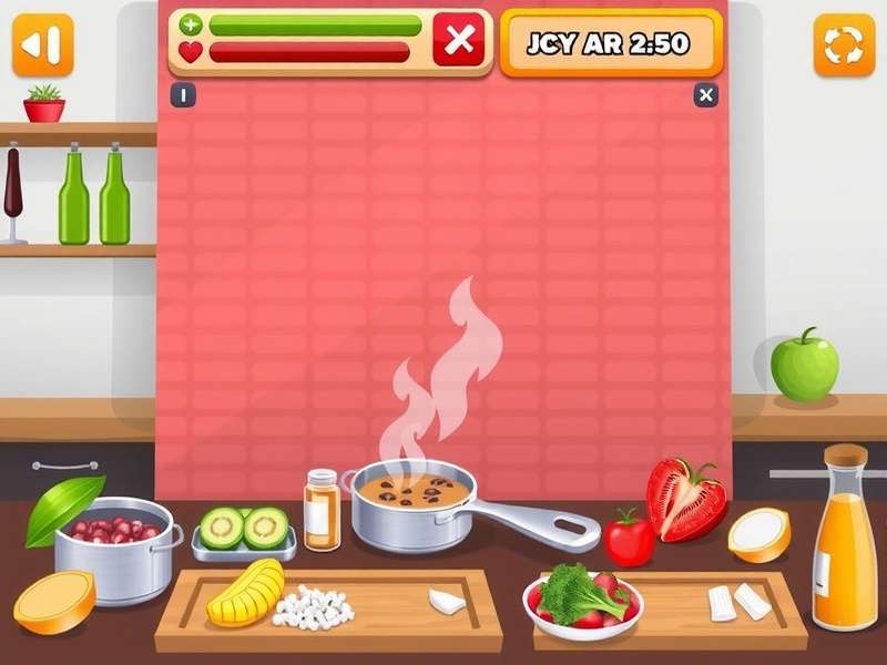 Cooking Fever game error screen showing a crash