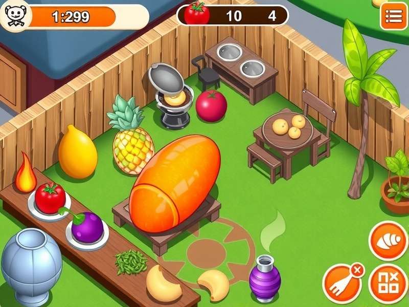 Cooking Fever Garden Reddit community hub with garden crops and restaurant interior