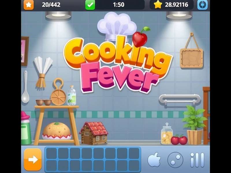 Cooking Fever Mystery Box showcase with all rarity tiers