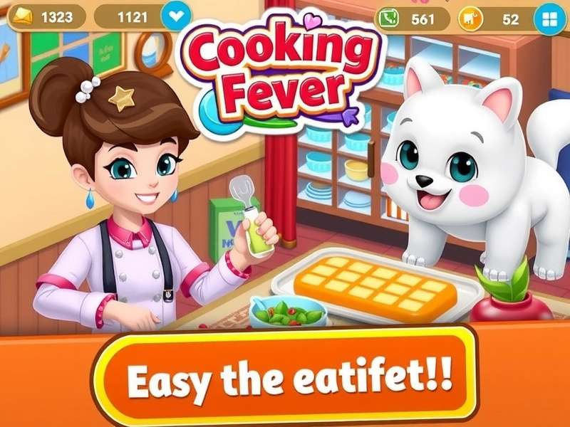 Cooking Fever Mod Apk Unlimited Money And Diamonds - Gameplay Banner