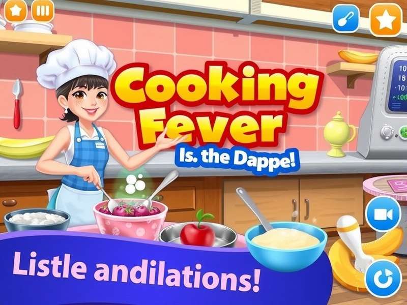 Cooking Fever Online Game - Gourmet Restaurant Kitchen Setup with multiple cooking stations