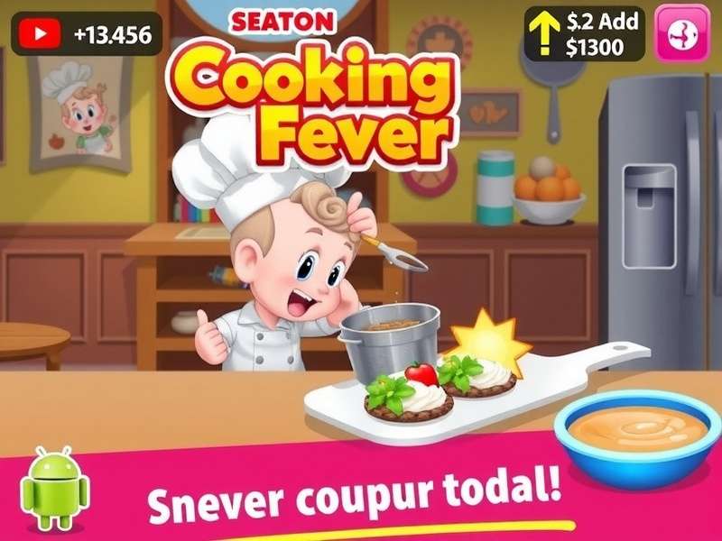 Cooking Fever Mod Apk with unlimited coins and gems – gameplay screenshot