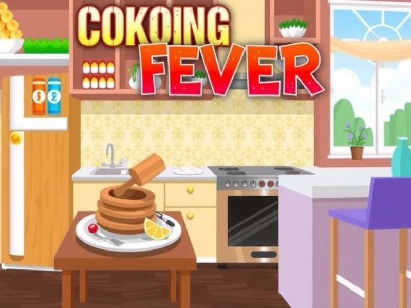 Cooking Fever Online Unblocked gameplay showing Indian restaurant kitchen with sizzling pans and spices
